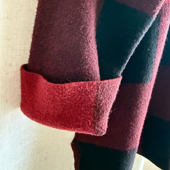 Max Studio Buffalo Plaid Mock Neck Sweater Size L Cozy Fall Layer Check Capsule - Picture 8 of 14